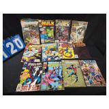 marvel comic book lot excalibur hulk spiderman