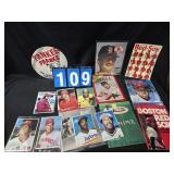 vintage Baseball programs papers promo items