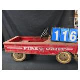 Pedal Car   AMF firechief  1960s