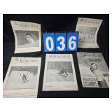 1939 National skiing weekly ski bulletin
