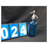 Blue seltzer bottle jagob stein