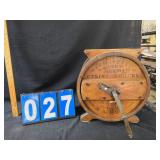 3 Gallon Churn White Cedar NO. 1