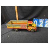 Marx truck intercity delivery service vintage toy