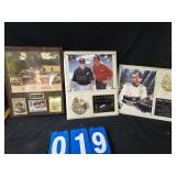 Dale earnhardt Richard Petty NASCAR racing plaques