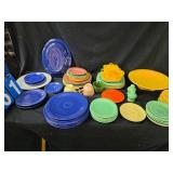 Fiestaware Homer Laughlin Harlequinn vintage