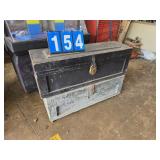 antique saw boxes with a cool lock