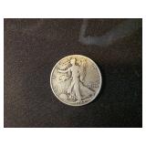 1942 walking liberty silver half dollar