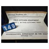 army field kitchen setup training aid