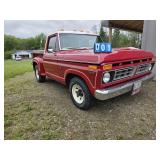 1976 Ford F100 stepside pickup restored 360 efi