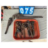 pipe wrench lot 1 24 in
