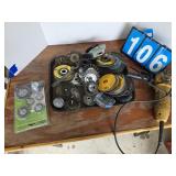 Dewalt angle grinder and attachments