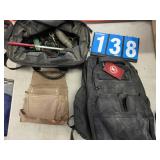 NRA backpack tool belt and tool bag