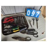 tin snips cutters punches and scissors