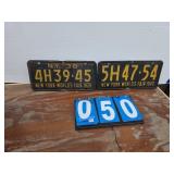 new york 1939 1940 worlds fair license plates