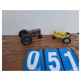 tractor lot hubley vintage steel