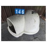 plastic dog house