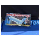 space shuttle telescope in the box