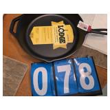 Lodge cast iron 12 in frying pan