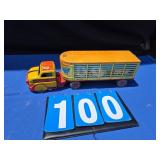 Marx Marcrest livestock lines pressed steel truck