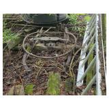 antique wagon front axle and hardware