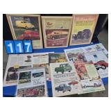 Semi truck War bond adertisements from 40s