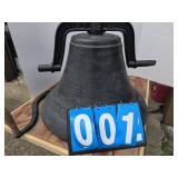 LARGE Baltimore Plow School Bell
