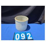 2 gallon stoneware crock cracked