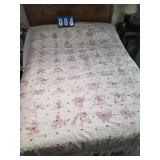 quilt embroidered queen sized