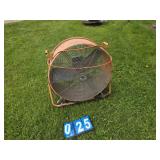 Barn fan works