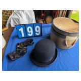 vintage derby hat 6 7/8