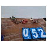 antique pressed steel truck plane