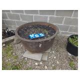 cast iron planter cauldren
