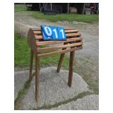 saddle stand wood