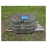 300 gallon  stock tank