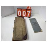 antique ledgers 1901 1945