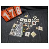trade tokens pins and more vintage
