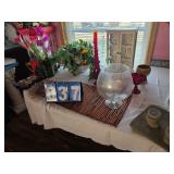 flowers pitcher vase decor lot