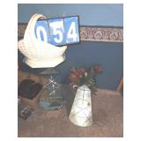 mirror shelves and other decor