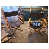 pair of directors chairs