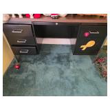 desk metal black