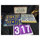 license plate lot