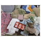 towels and dish cloth lot some vintage