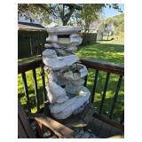 waterfall faux stone