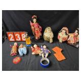 Asian figures dolls