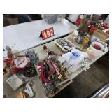 Christmas lot enamel pot batt candles