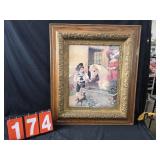print in victorian frame