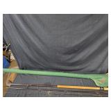 Cabellas fly rod and case match rod 12 ft 2-8