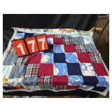 patchwork quilt? table cloth not sure