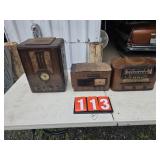 vintage radios Philco and others