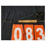 Fly rod 7.5 ft Cabellas reel